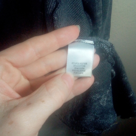 One World Acid Wash Bling Thermal Open Cardigan - Picture 16 of 16